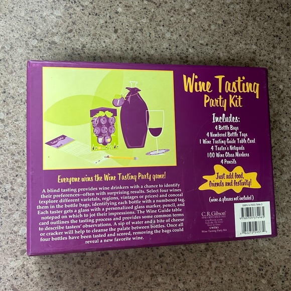 C.R. GIBSON | Wine Tasting Party Kit - Picture 6 of 6